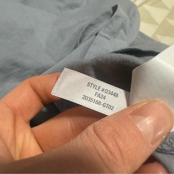 J crew slate blue Long-sleeve jersey tee - Picture 4 of 4